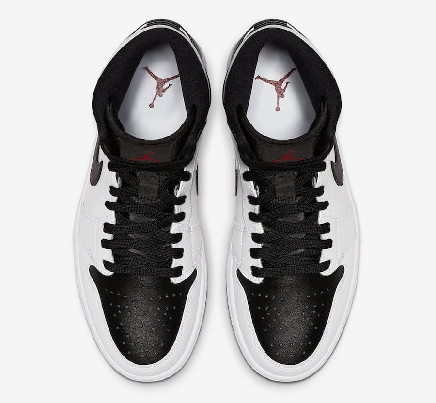 Jordan 1 Retro Mid Reverse Black Toe (W)
