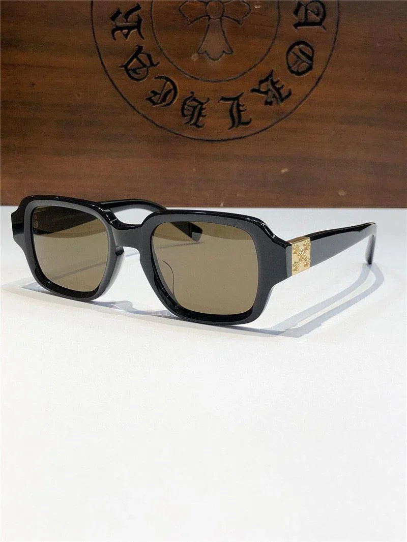 Chrome Hearts TV PARTY matty boy square-frame tinted sunglasses🔱