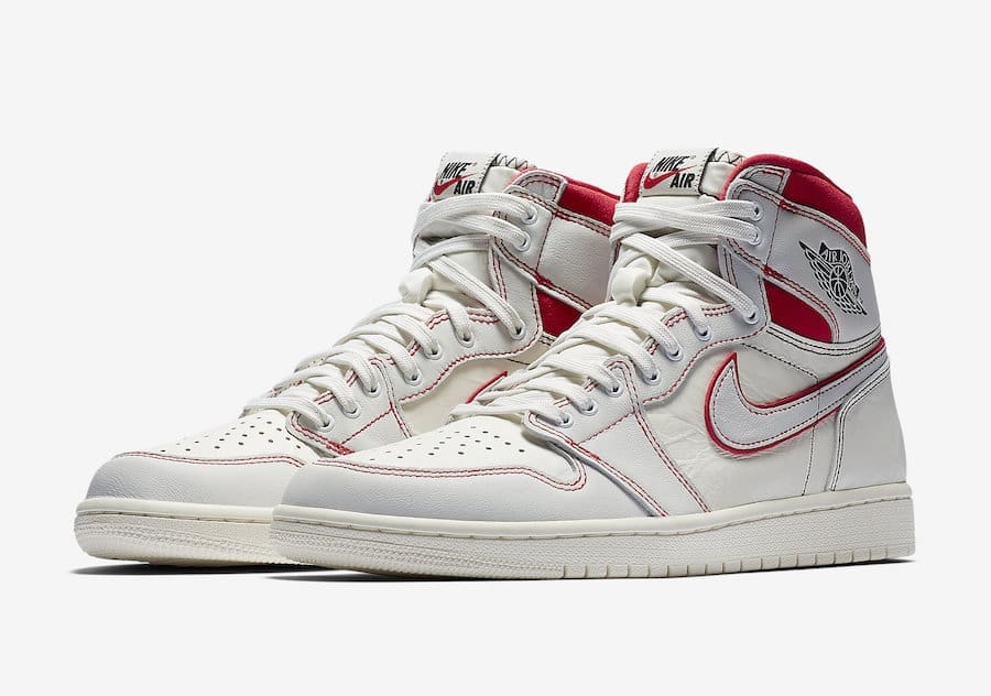 Jordan 1 Retro High Phantom Gym Red