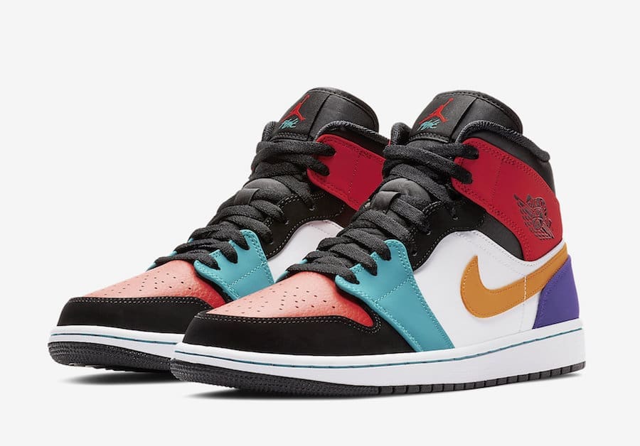 Jordan 1 Retro Mid Bred Multi-color Secondary image
