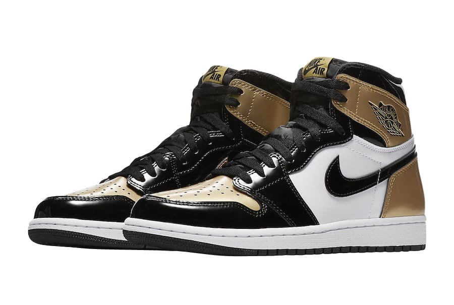 Jordan 1 Retro High NRG Patent Gold Toe Secondary image