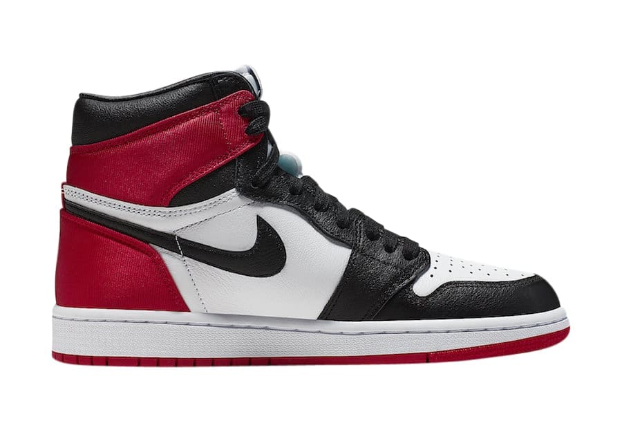 Jordan 1 Retro High Satin Black Toe (W)