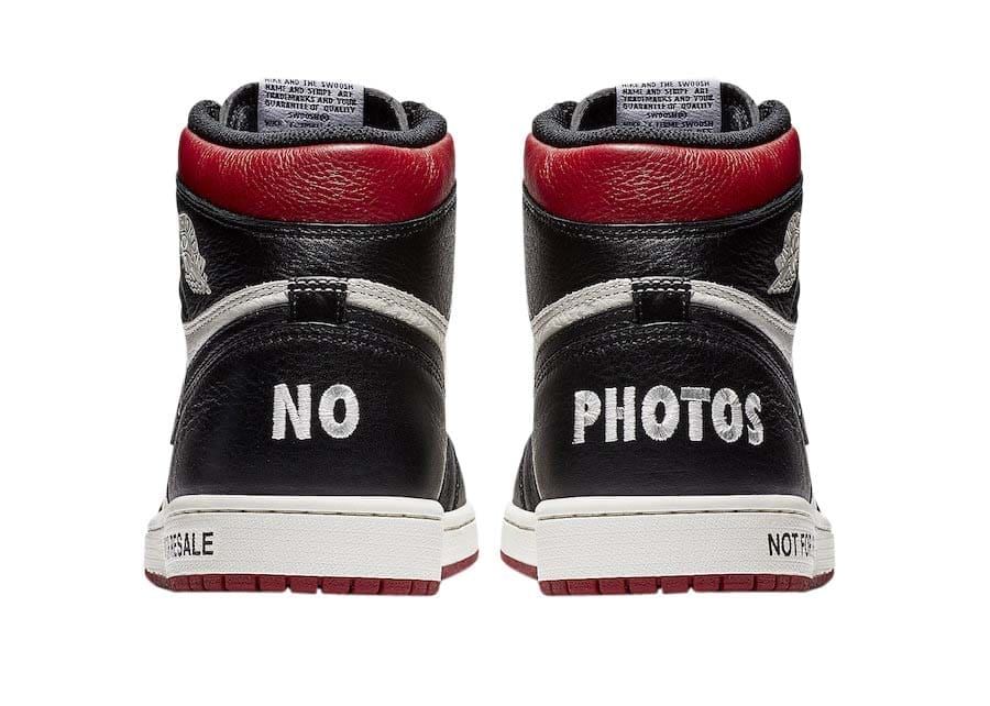 Jordan 1 Retro High “Not for Resale” Varsity Red