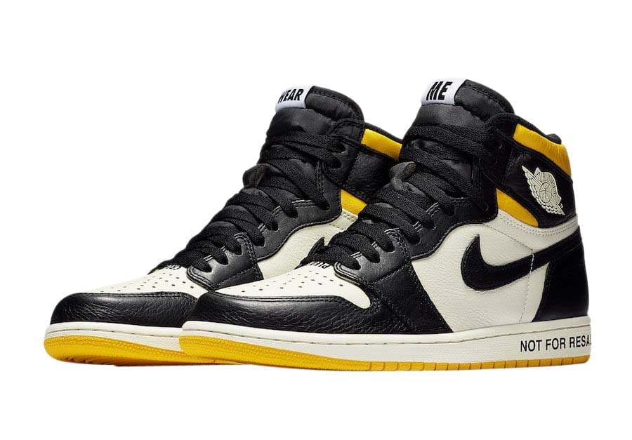 Jordan 1 Retro High “Not for Resale” Varsity Maize