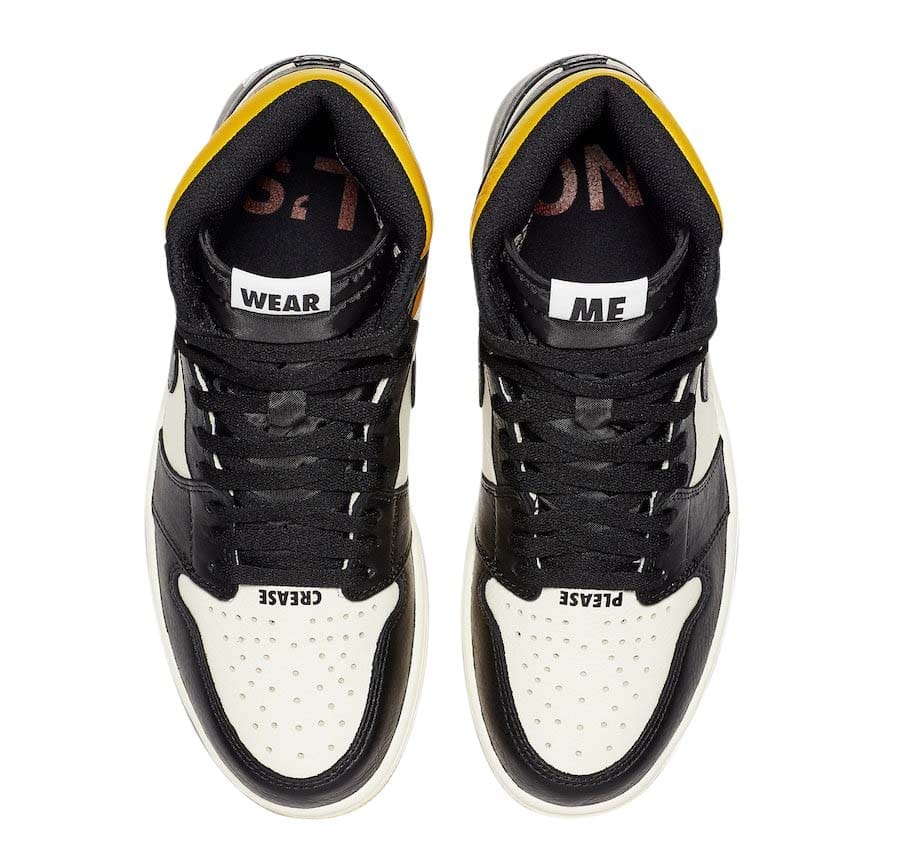 Jordan 1 Retro High “Not for Resale” Varsity Maize