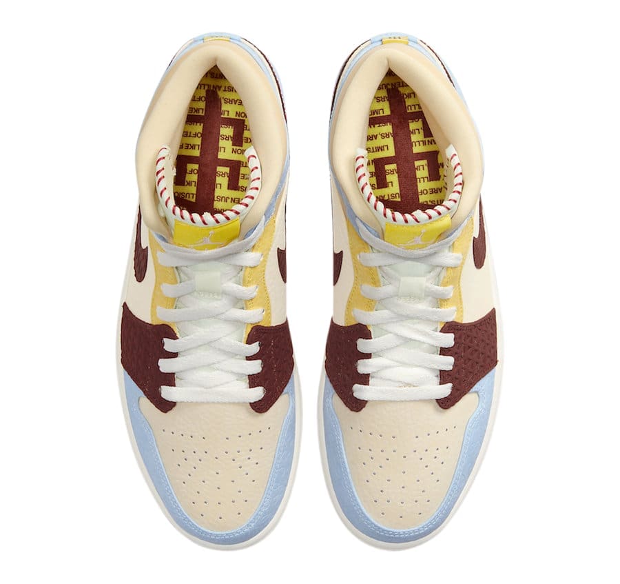 Jordan 1 Retro Mid Fearless X Maison Chateau