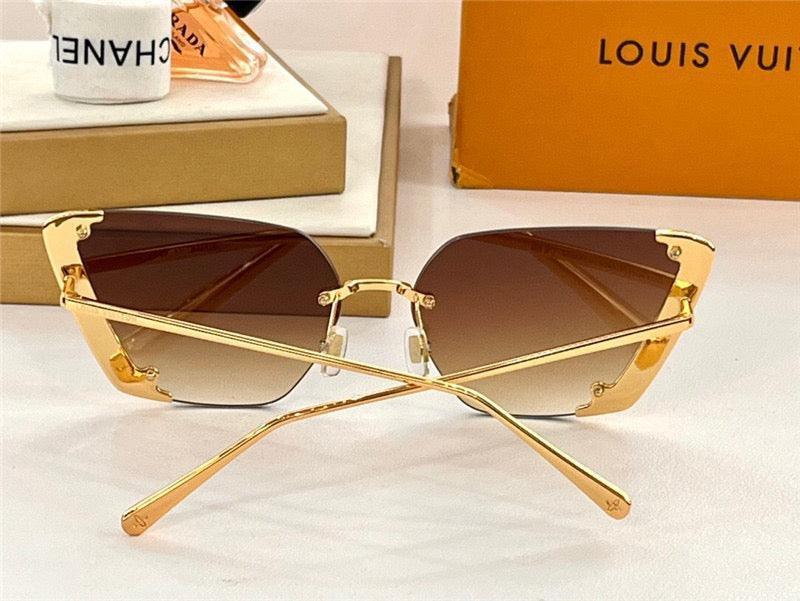 Louis Vuitton Z1993U LV  Moon Metal Cat Eye Women's Sunglasses ✨