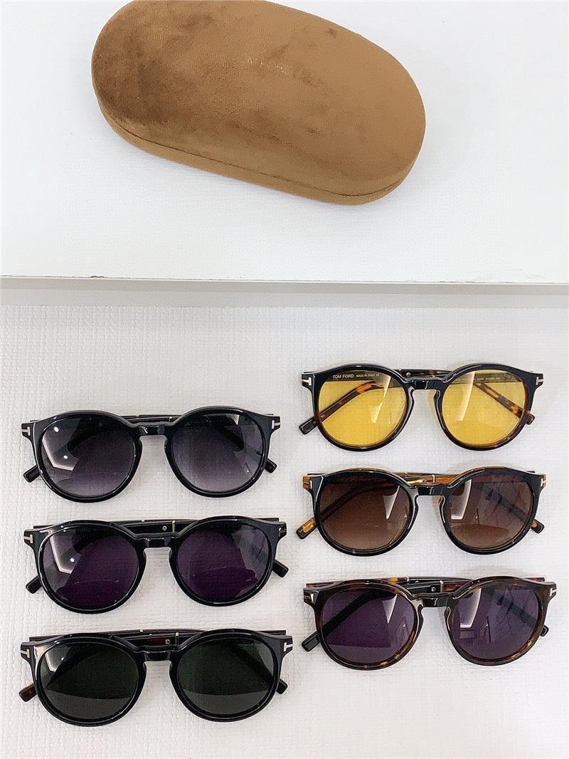 Tom Ford ELTON FT 1021 Dark Havana/Grey (52A) Sunglasses  ✨