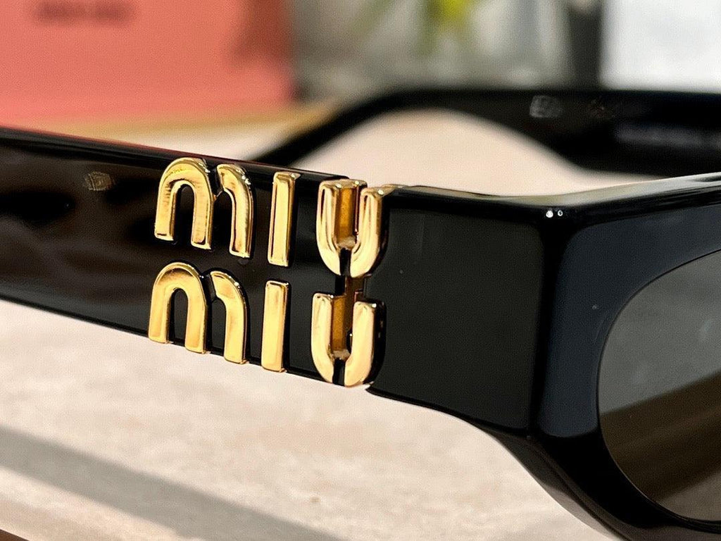 Miu Miu Glimpse oval-frame Acetate - 54 -07ZS Women's Sunglasses