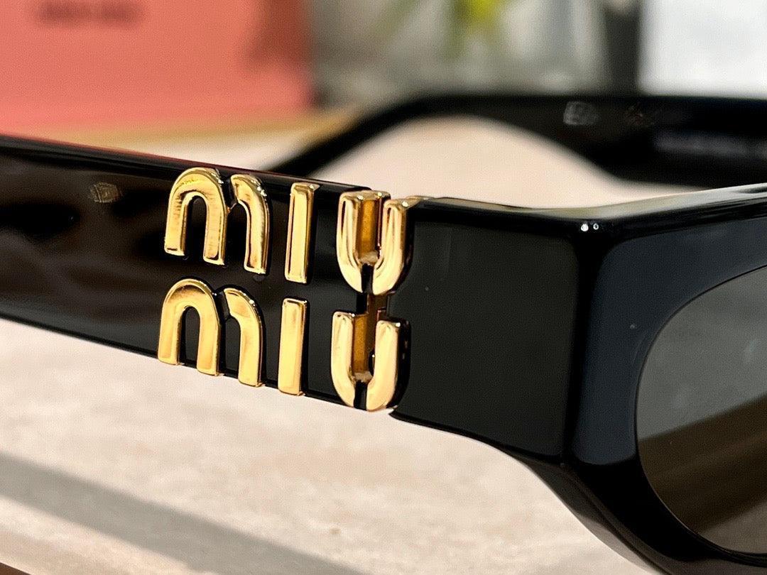Miu Miu Glimpse oval-frame Acetate - 54 -07ZS Women's Sunglasses