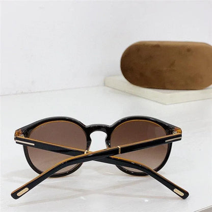 Tom Ford ELTON FT 1021 Dark Havana/Grey (52A) Sunglasses  ✨