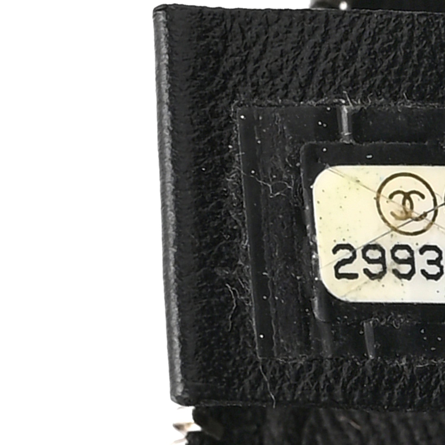 Calfskin Quilted Uniform Waist Belt Bag Black