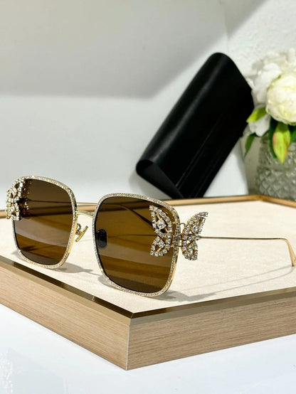 DIOR DiorFantastica S1U Square Sunglasses with Swarovski® Crystals 💎