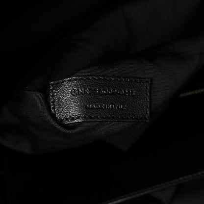 Calfskin Quilted ES Giant Travel Bag Black
