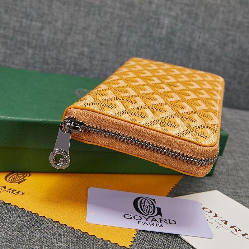 Goyard Matignon GM Zipper Wallet In Goyardine Canvas✨