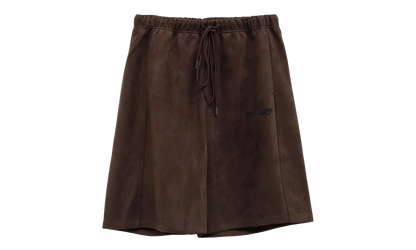 Suede Fleece Relaxed Short "Brown" 160HO254692F