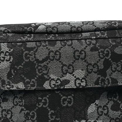 Denim Monogram Web Belt Bag Blue Multicolor