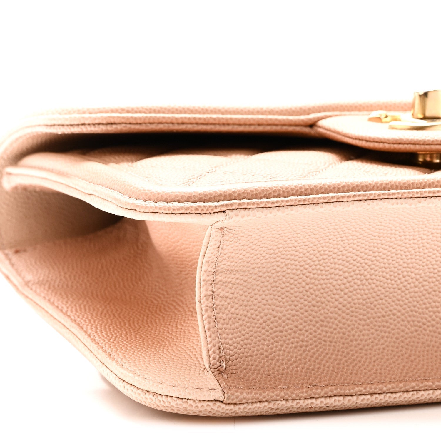 Caviar Quilted Sunset On The Sea Waist Bag Beige