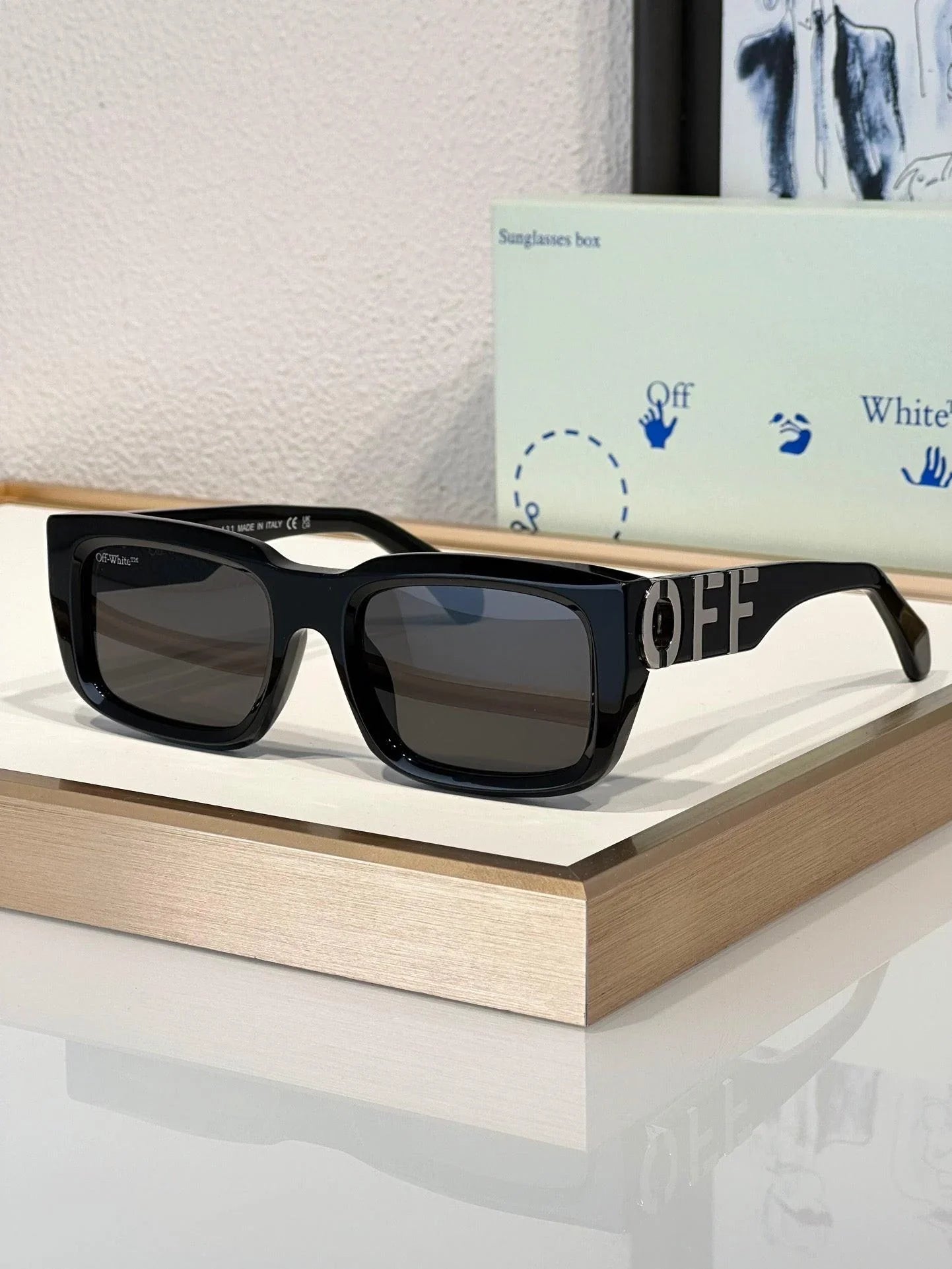 Off-White OERI125 HAYS 1007 Sunglasses 🧩