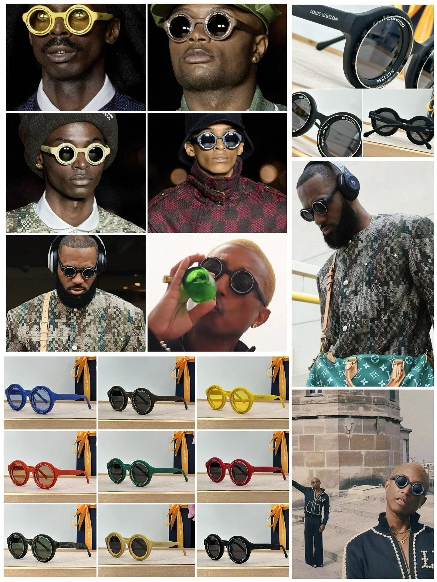 Louis Vuitton Z2386U LV Super Vision Round Sunglasses AS Seen On LEBRON-Pharell  ✨