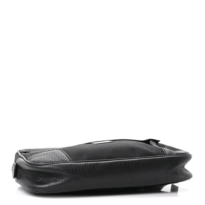 Nylon Monogram Belt Bag Black