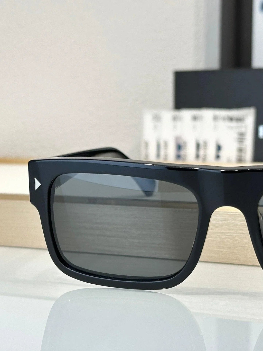 Prada PR A10S Rectangular Brown POLARISED Men's Sunglasses  🟥