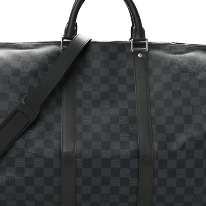 Damier Cobalt Keepall Bandouliere 55