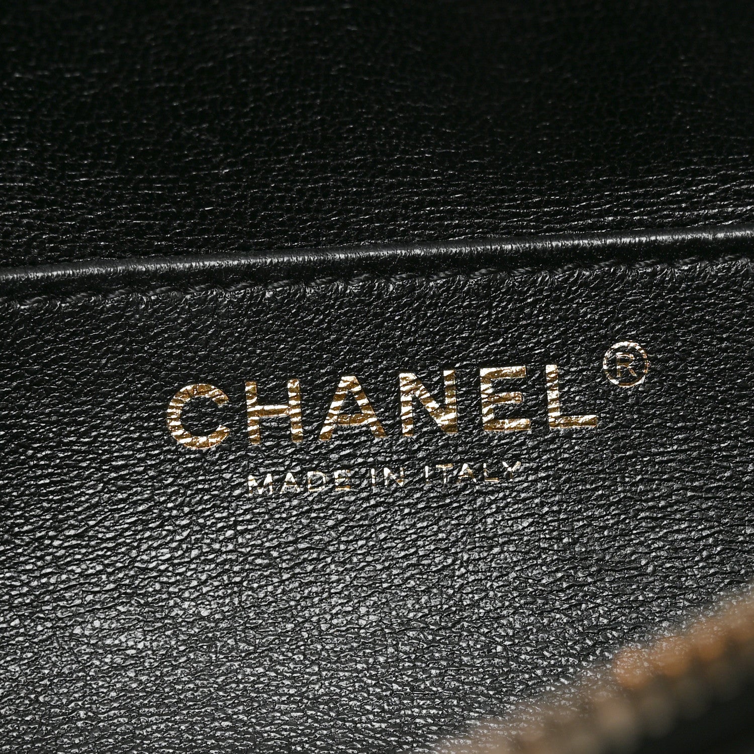 Shiny Lambskin Quilted Belt Bag Black