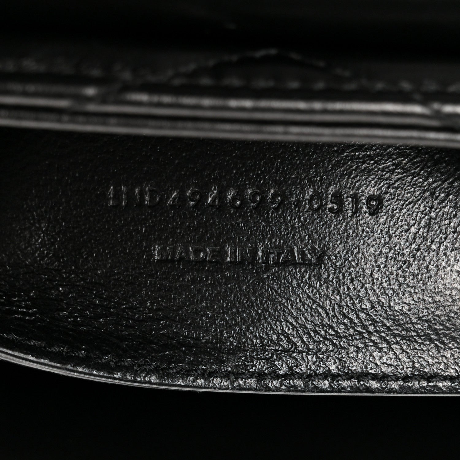 Calfskin Y Quilted Monogram Small Loulou Crossbody Bag Black