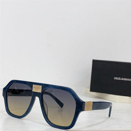 Dolce &amp; Gabbana Eyewear pilot-frame logo-plaque Sunglasses ✨