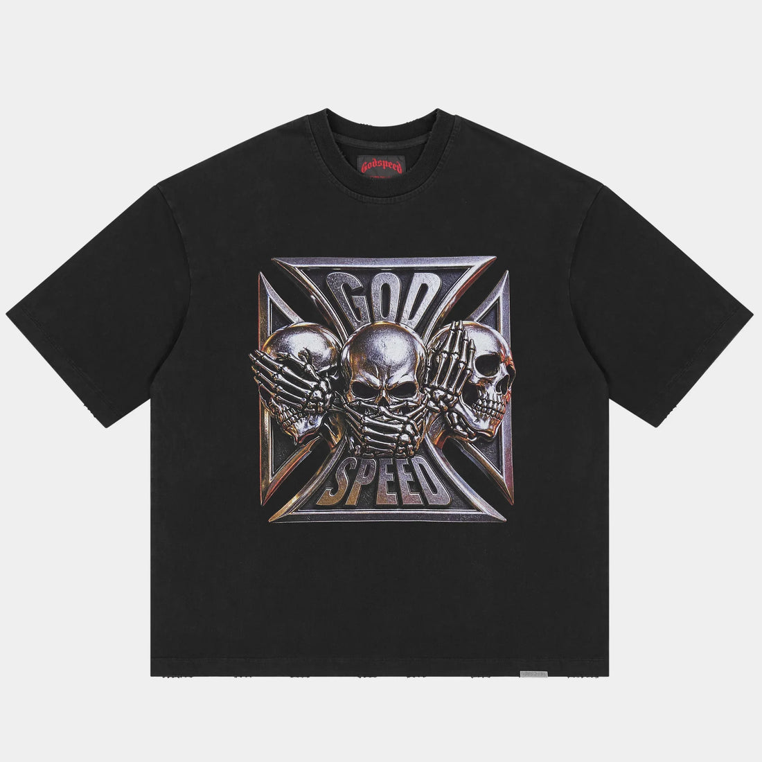 Godspeed Omerta Tee Black