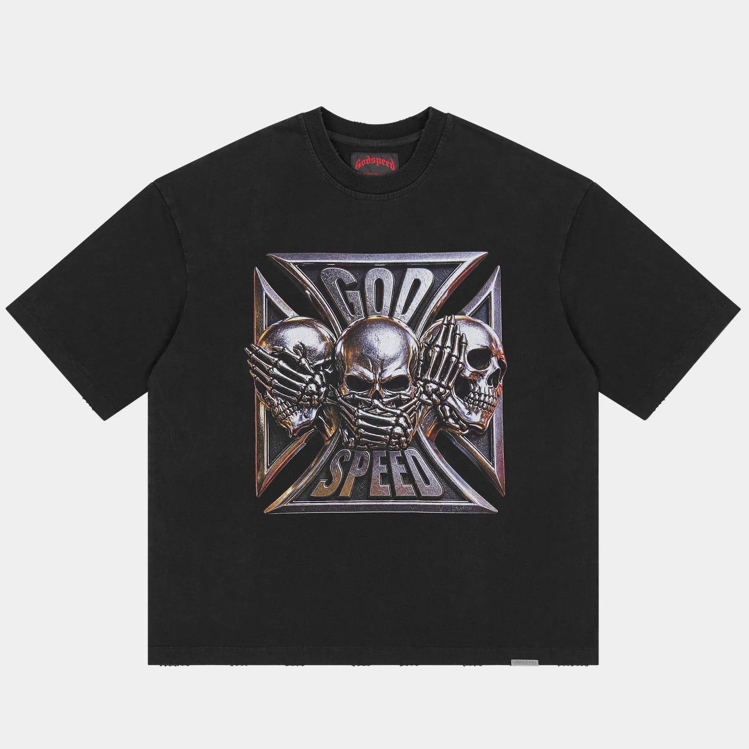 Godspeed Omerta Tee Black