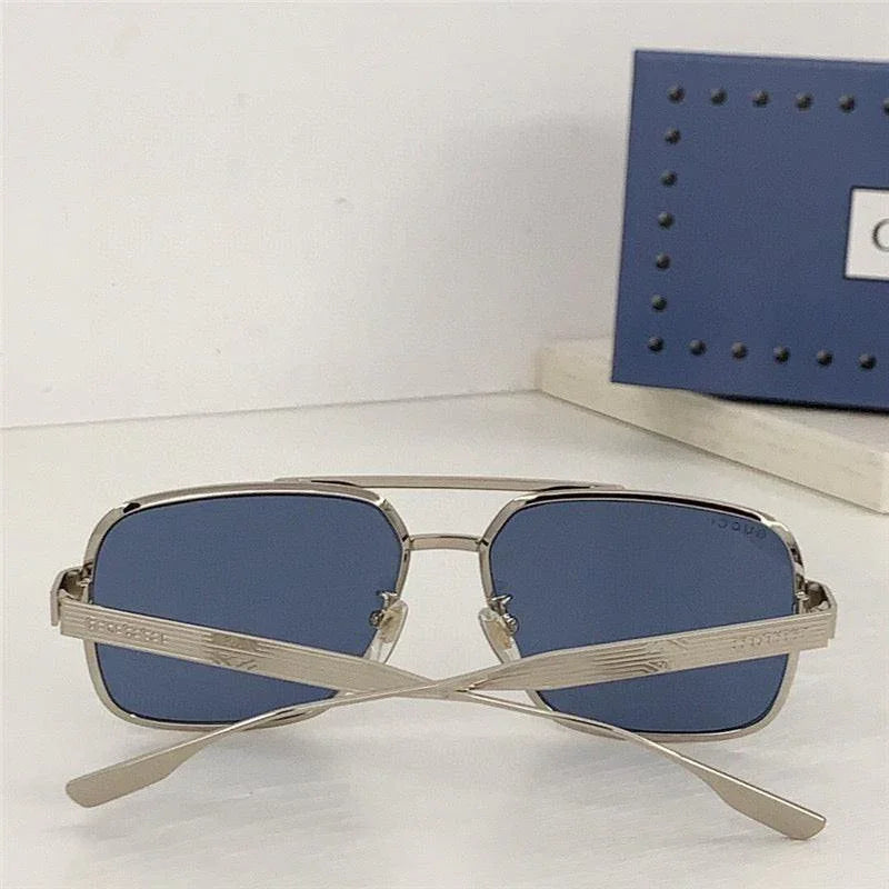 New Season Gucci 1512S Eyewear Rectangle frame Sunglasses  ✨