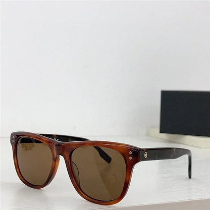 Mont Blanc Sunglasses MB 0124 S 001 Black / Silver Grey Lens Aviator 53-18🏎