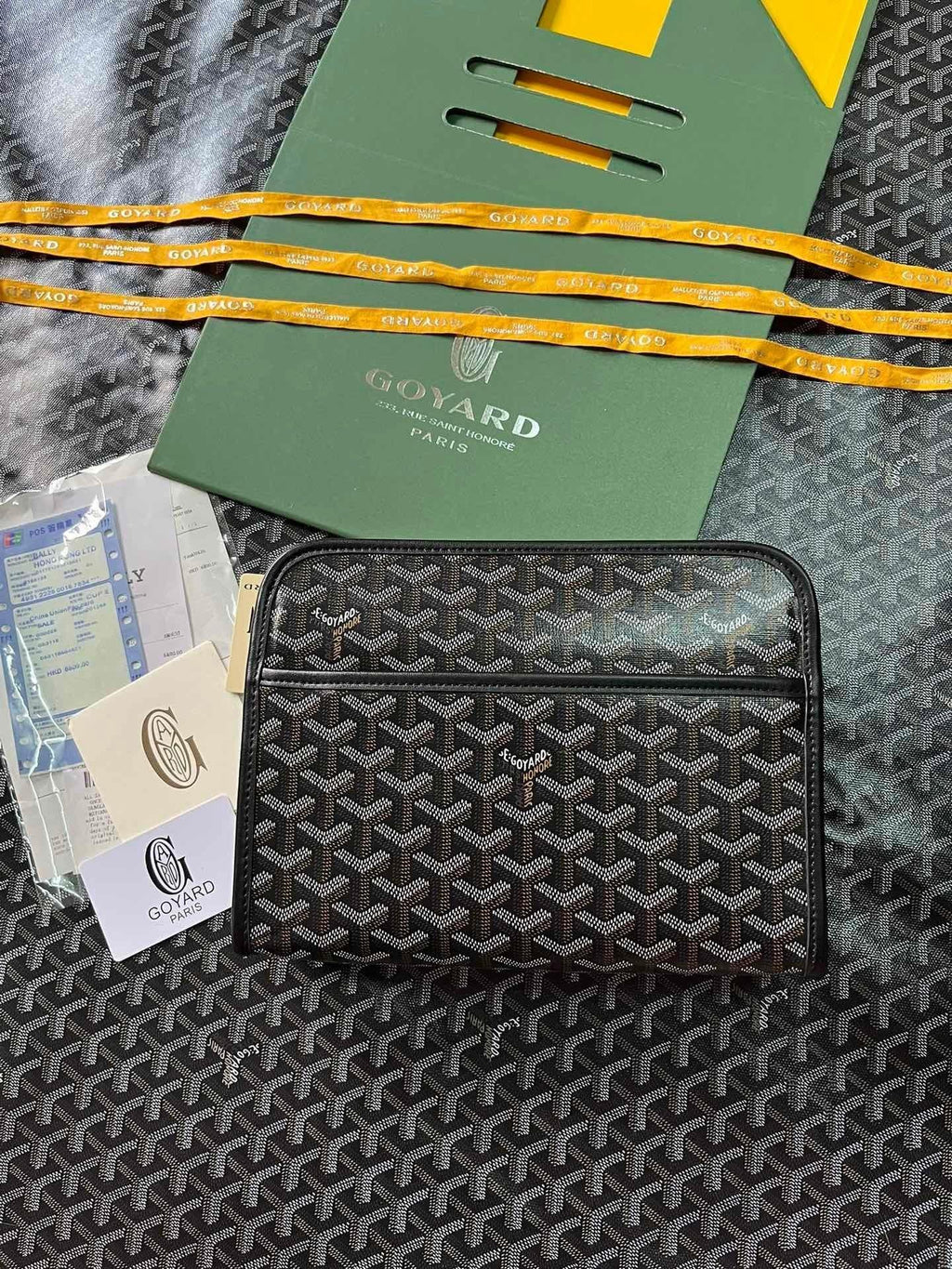 '- Goyard Jouvence Toiletry Bag In Goyardine Canvas 8 Colors✨