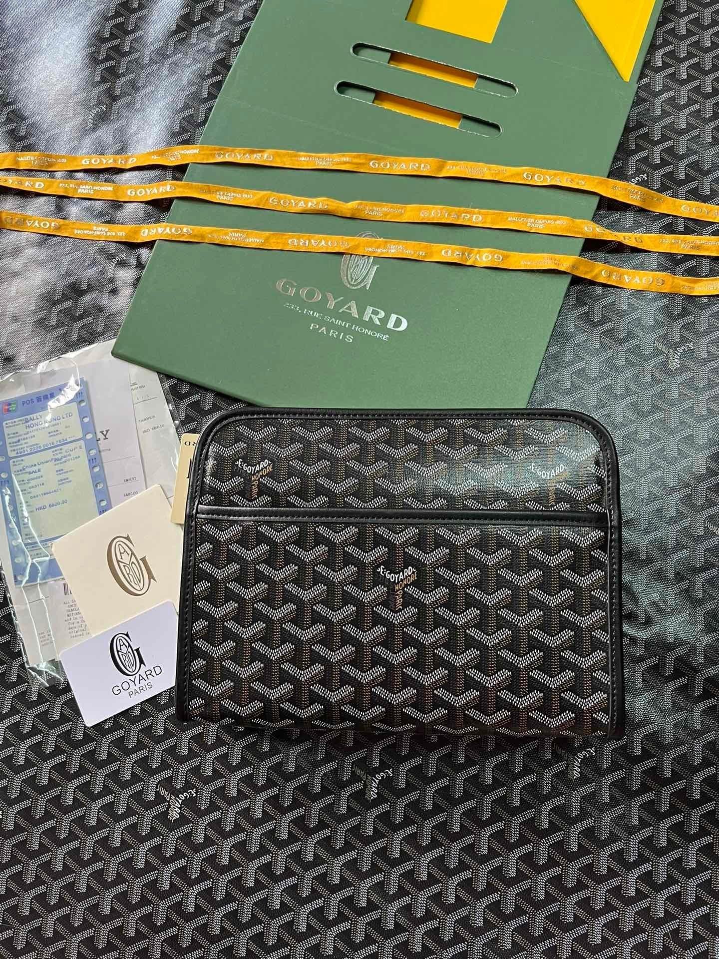 '- Goyard Jouvence Toiletry Bag In Goyardine Canvas 8 Colors✨