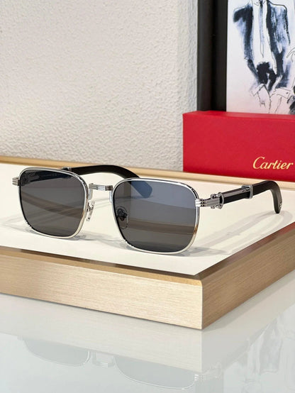 Cartier CT 0363S-NV Horn (Gold/Black) / Wood (Gold/Red)  $3495 ✨