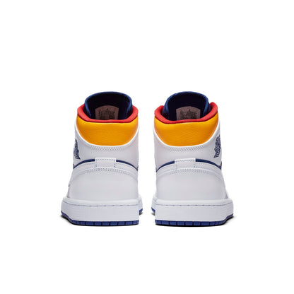 Air Jordan 1 Mid ‘White Deep Royal Blue’