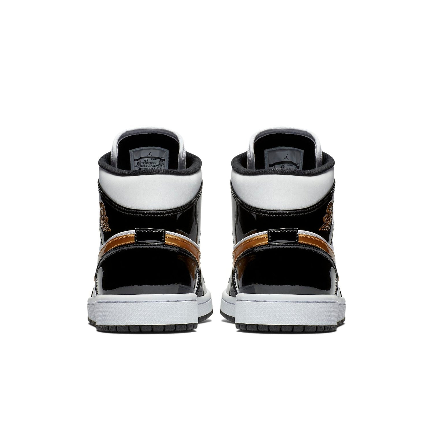 Air Jordan 1 Mid Patent ‘Black Gold’