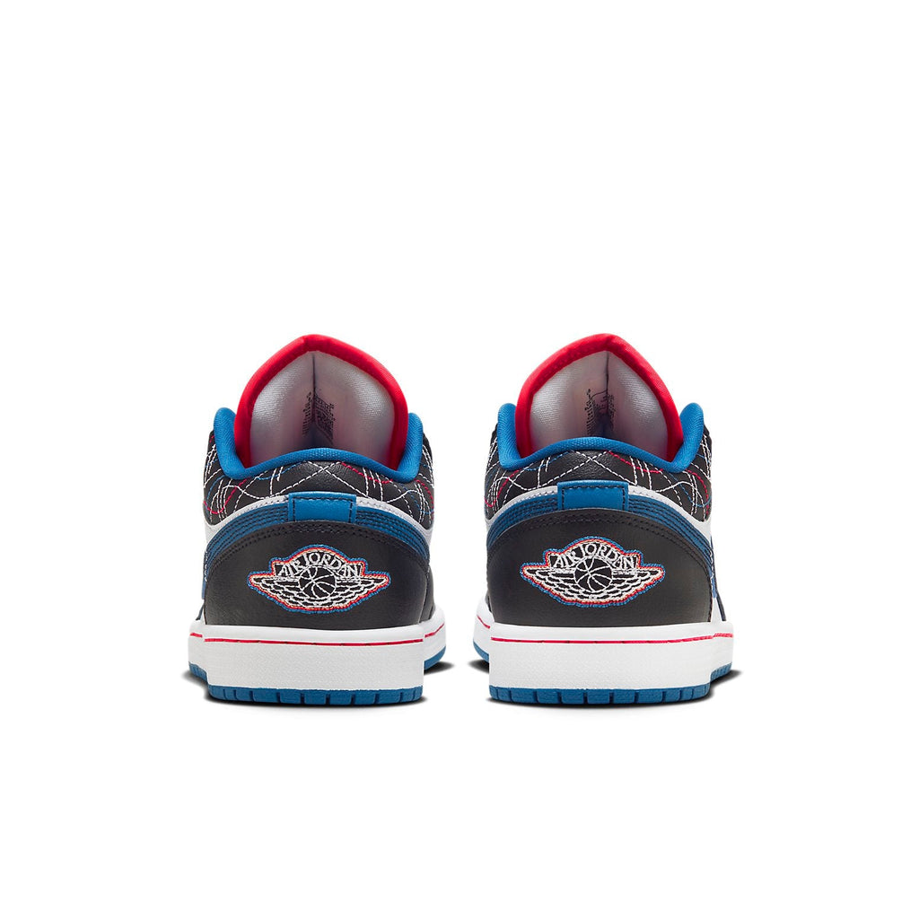 Air Jordan 1 Low ‘White Industrial Blue Siren Red’