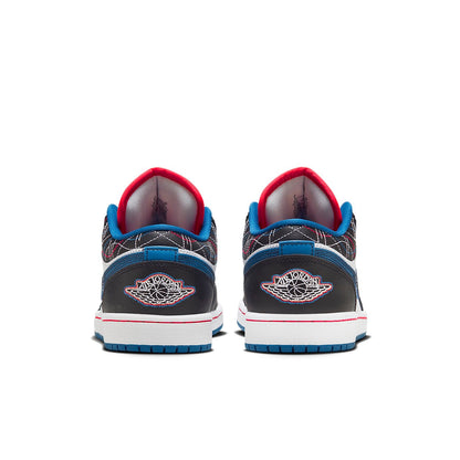 Air Jordan 1 Low ‘White Industrial Blue Siren Red’