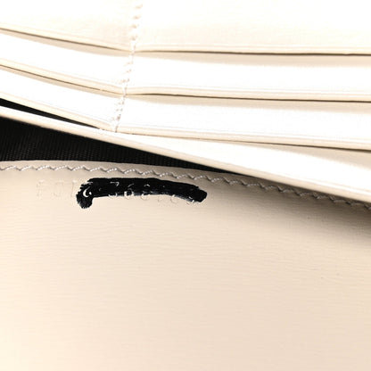 Boarded Plutone Calfskin Horsebit 1955 Wallet On Chain Mystic White