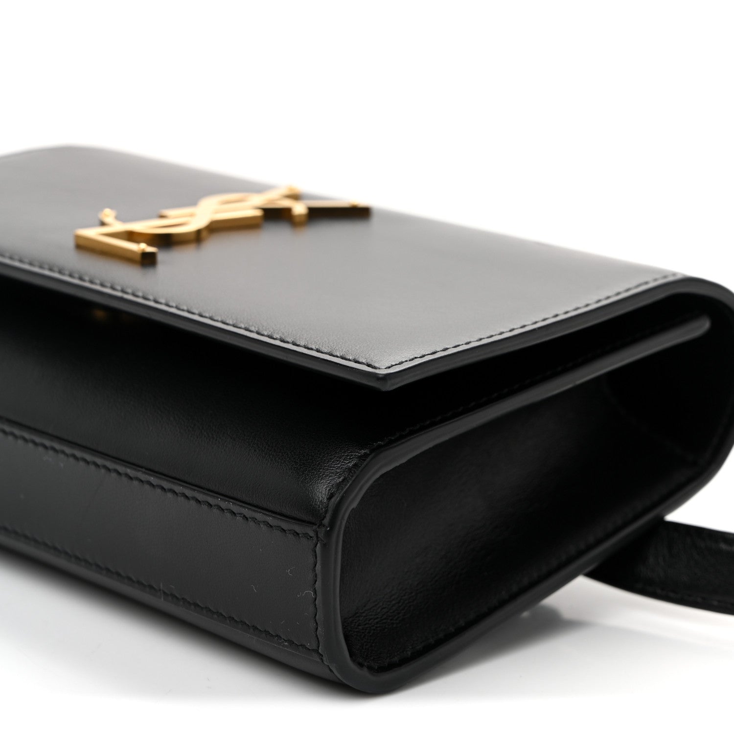 Smooth Calfskin Monogram Kate Belt Bag Black