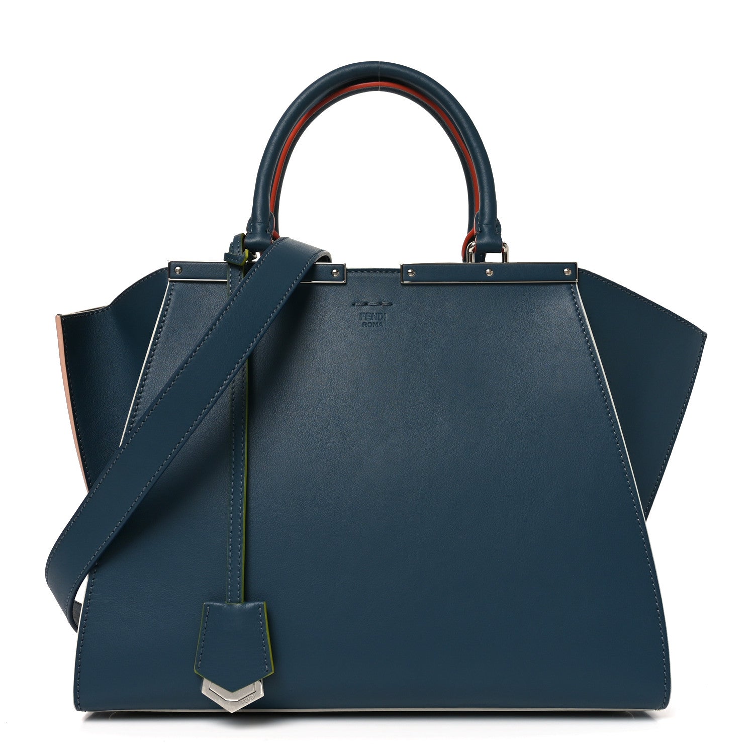 Vitello Dolce Century Petite 3Jours Tote Pavone