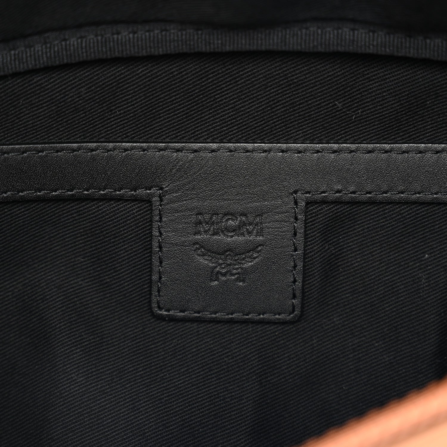 Visetos Small Fusten Belt Bag Black Cognac