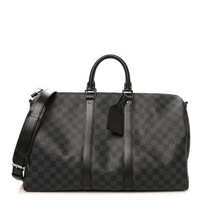 Damier Graphite Keepall Bandouliere 45