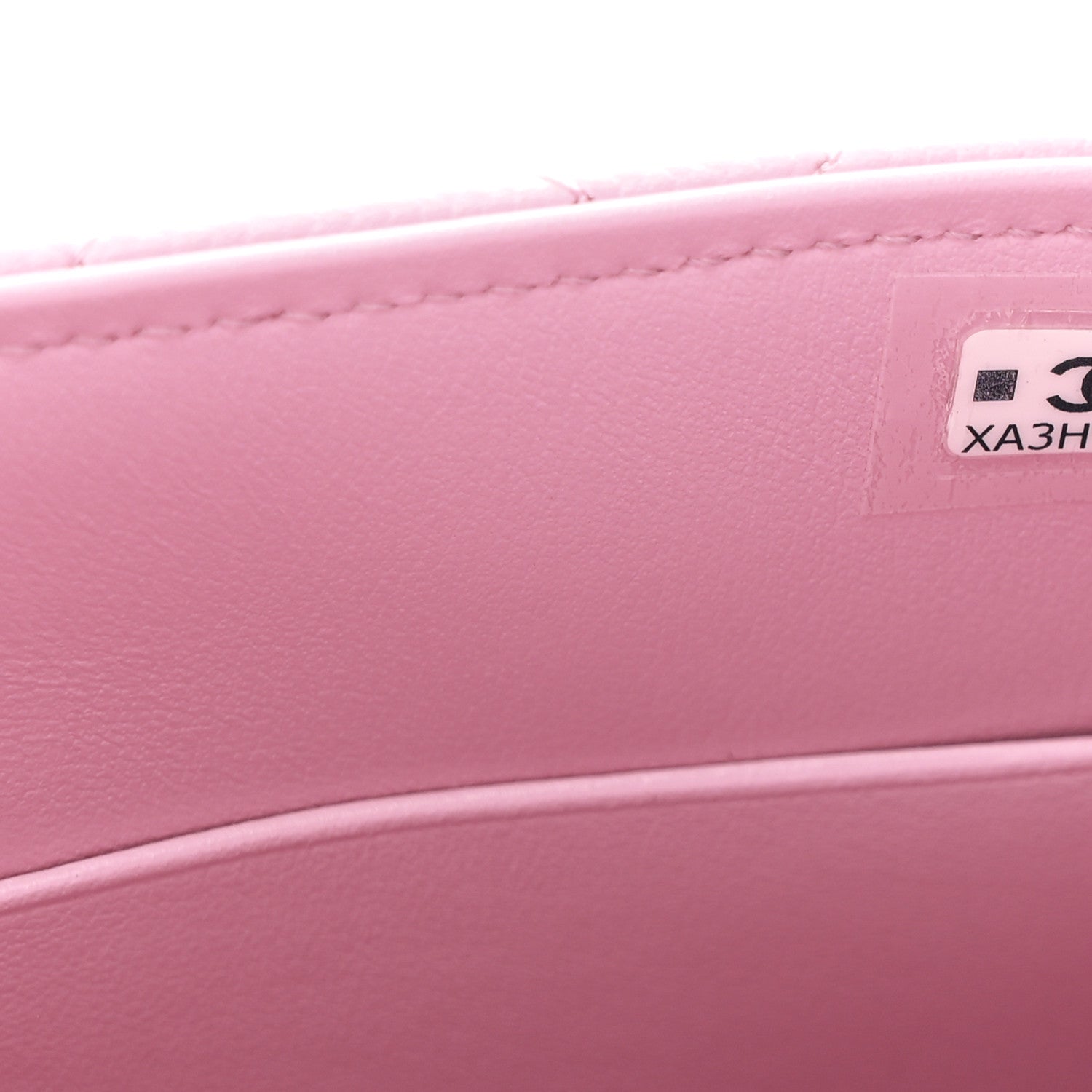 Caviar Quilted Coco Handle Clutch With Chain Pink
