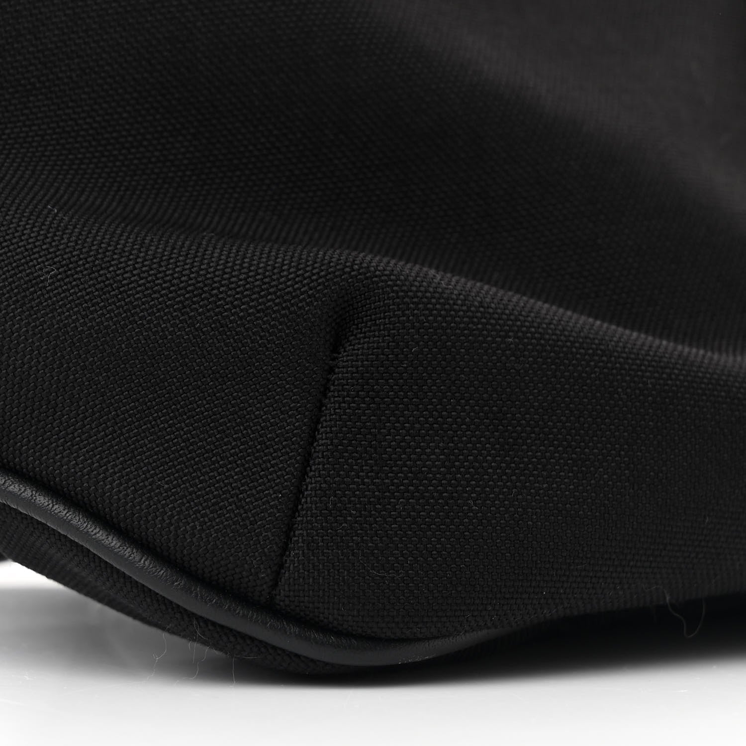 Canvas Monogram Belt Bag Black