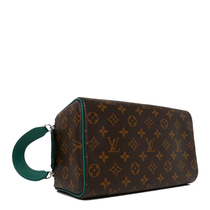 Monogram Dopp Kit Toilet Pouch Borneo Green