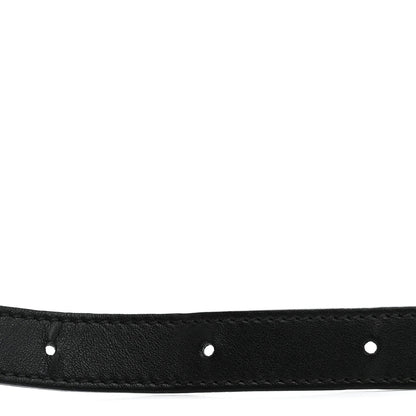 Calfskin Quilted Uniform Waist Belt Bag Black